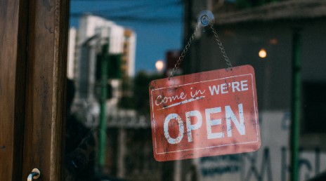 Shop open sign